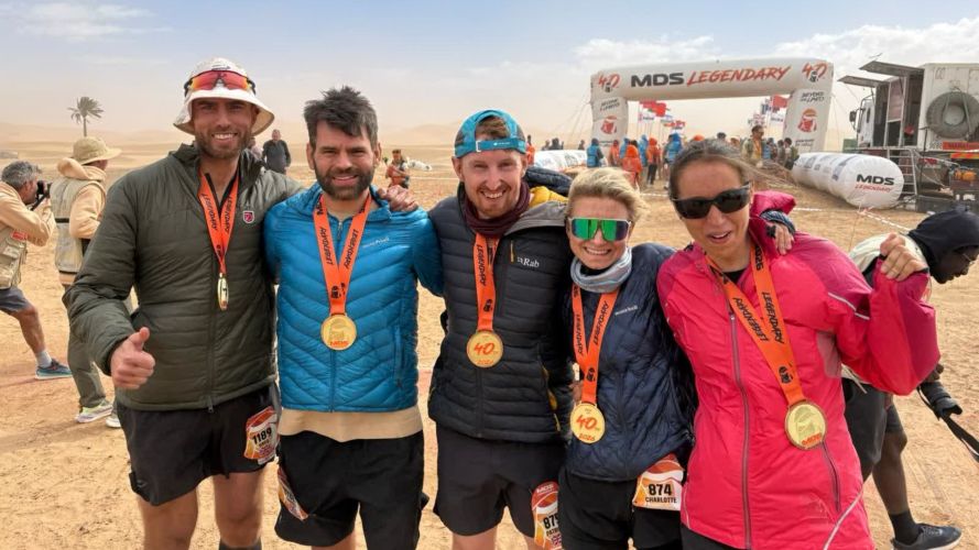 And now hold the prestigious title of MdS finishers, complete with a medal to prove it 