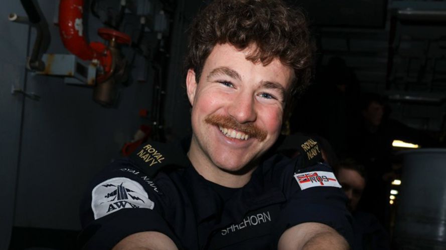 HMS Prince of Wales' crew member smiles as he pulls rope (Picture: HMS Prince of Wales X) HMS Prince of Wales' crew member smiles as he pulls rope (Picture: HMS Prince of Wales X)