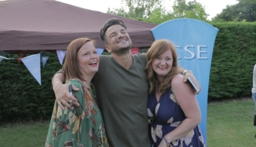 Peter Andre With Fans 