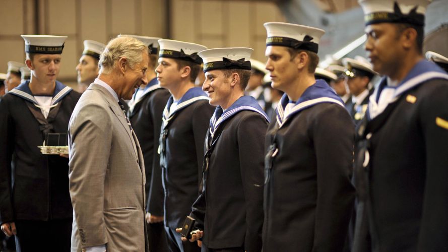 Prince Charles gives out Afghanistan campaign medals to Navy personnel in July 2010 (Picture: PA Images) Prince Charles gives out Afghanistan campaign medals to Navy personnel in July 2010 (Picture: PA Images)