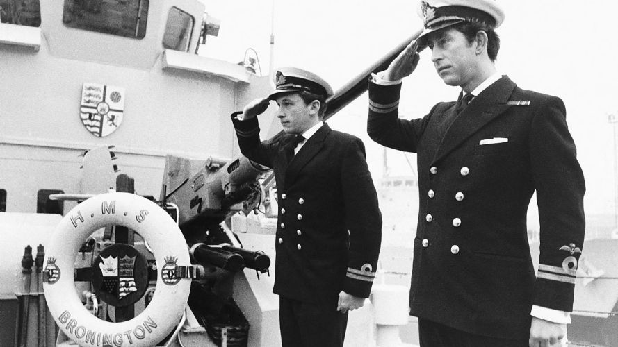 Prince Charles salutes his shipmates as he leaves the Royal Navy (Picture: Trinity Mirror / Mirrorpix) Prince Charles salutes his shipmates as he leaves the Royal Navy (Picture: Trinity Mirror / Mirrorpix)