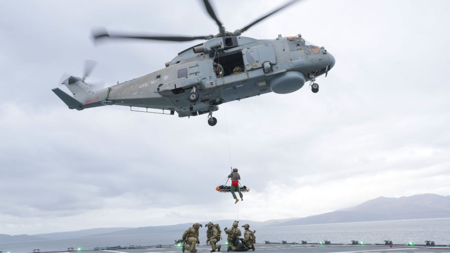 Giving both the Royal Marines and Royal Navy a chance to practise this vital process Giving both the Royal Marines and Royal Navy a chance to practise this vital process