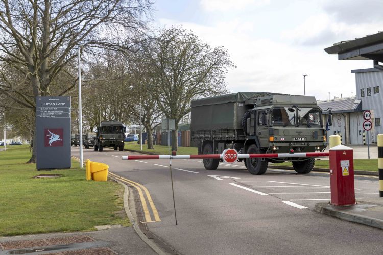 The road move consisted of a 2,000km drive from Colchester to the exercise area in North Macedonia 