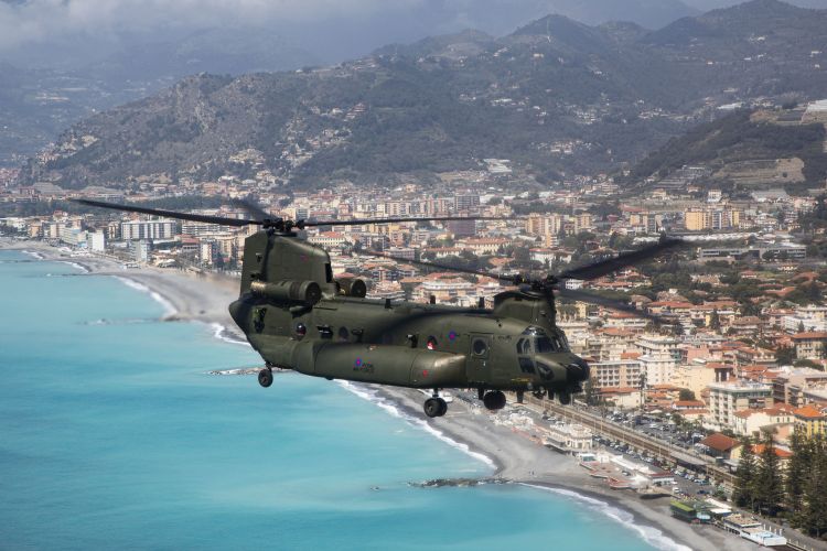 The deployment across land, air and sea has been described by the Army as a 'major logistical effort'