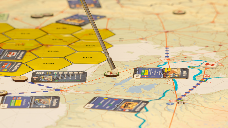 The wargame explores evacuation routes under pressure from disruption and weather