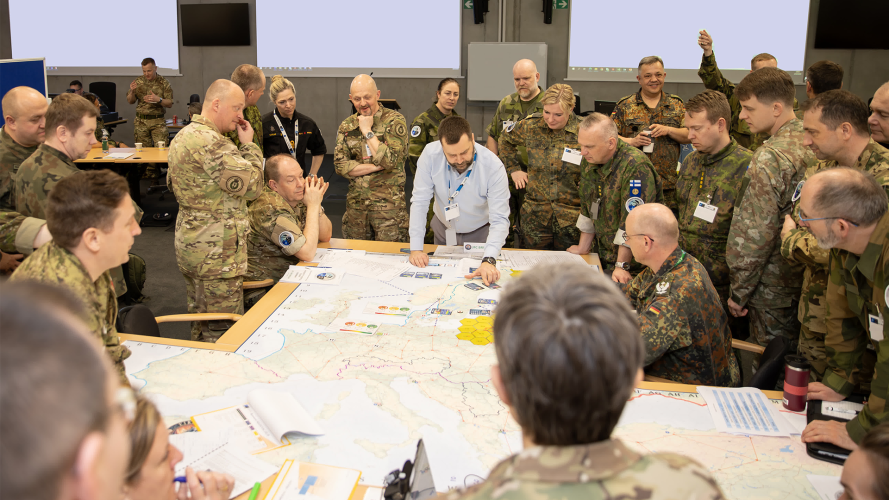 Exercise Steadfast Foxtrot 2026 is taking place at Wilhelmsburg Barracks in Ulm, Germany 