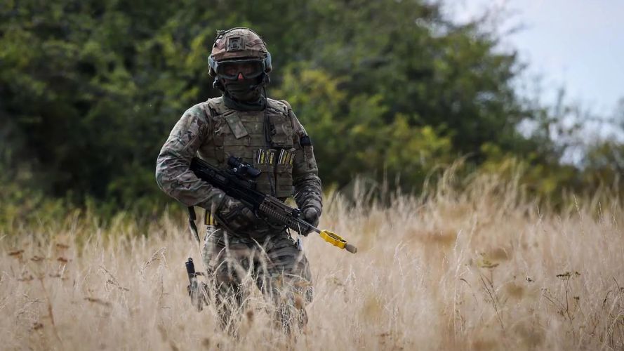 ACSS got their hands on thermal camouflage systems from DSTL (Picture: Royal Navy) ACSS got their hands on thermal camouflage systems from DSTL (Picture: Royal Navy)