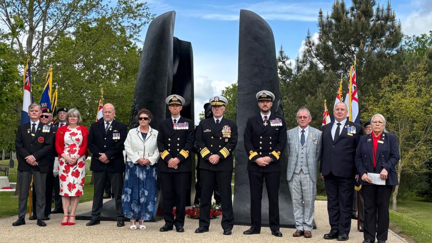The annual Submariner Memorial Service took place at the National Memorial Arboretum in Staffordshire (Picture: Leigh Dodds)