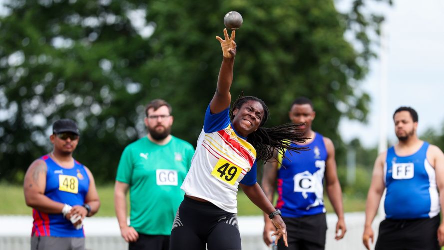 Lance Corporal Judith Ekeanyanwu finished second in the shotput event (Picture: Alligin Photography) Lance Corporal Judith Ekeanyanwu finished second in the shotput event (Picture: Alligin Photography)