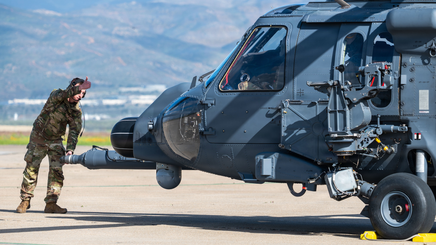 US 55th Rescue Squadron arrives for Exercise Bamboo Eagle 