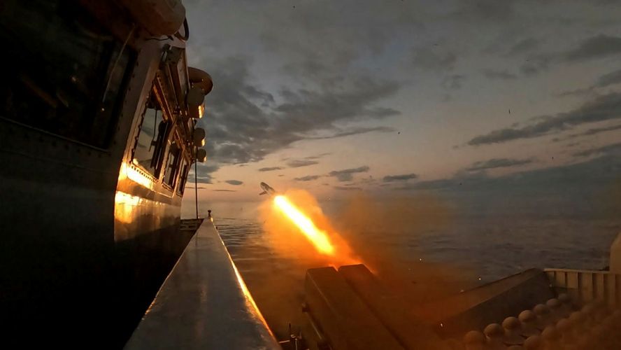 HMS Somerset fires the first Naval Strike Missile during Exercise Aegir 25 in September (Picture: Royal Navy) HMS Somerset returns home to Plymouth