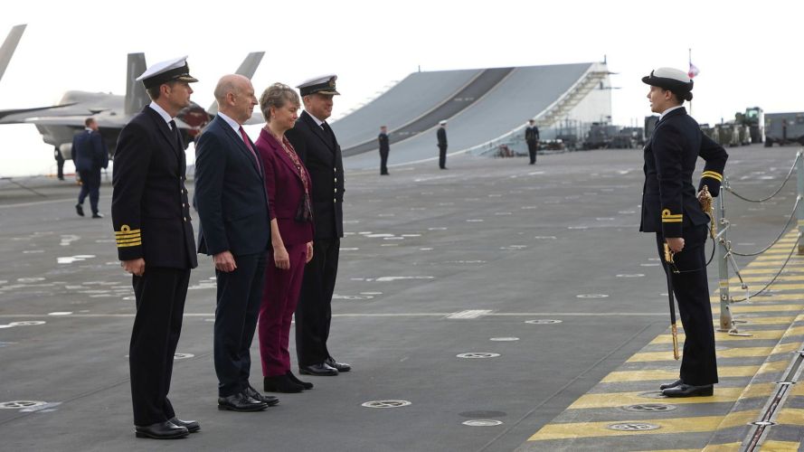 The visit came as part of wider engagement on defence readiness and international security partnerships (Picture: MOD) The visit came as part of wider engagement on defence readiness and international security partnerships