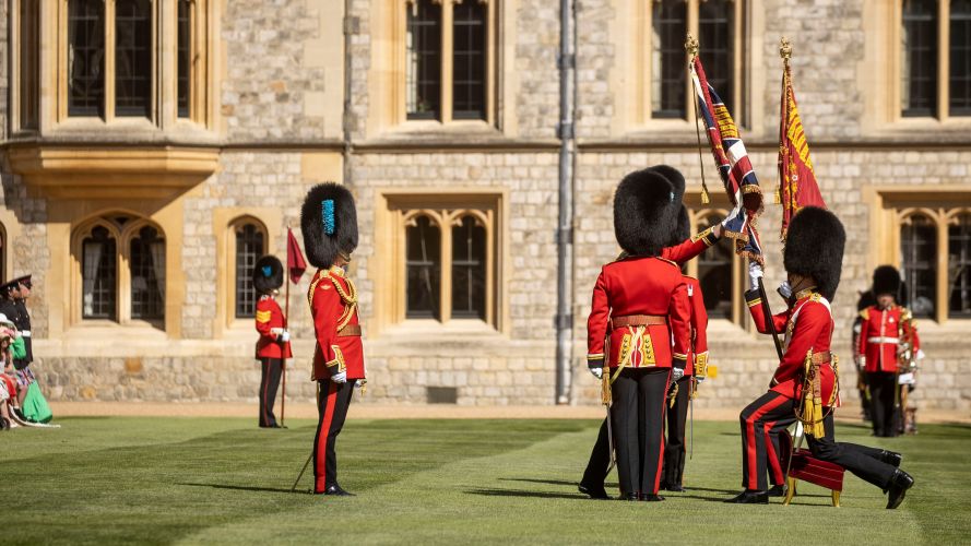 1st Battalion Irish Guards collected their New Colours from Prince William during Windsor ceremony 17052022 CREDIT MOD Crown Copy.jpg