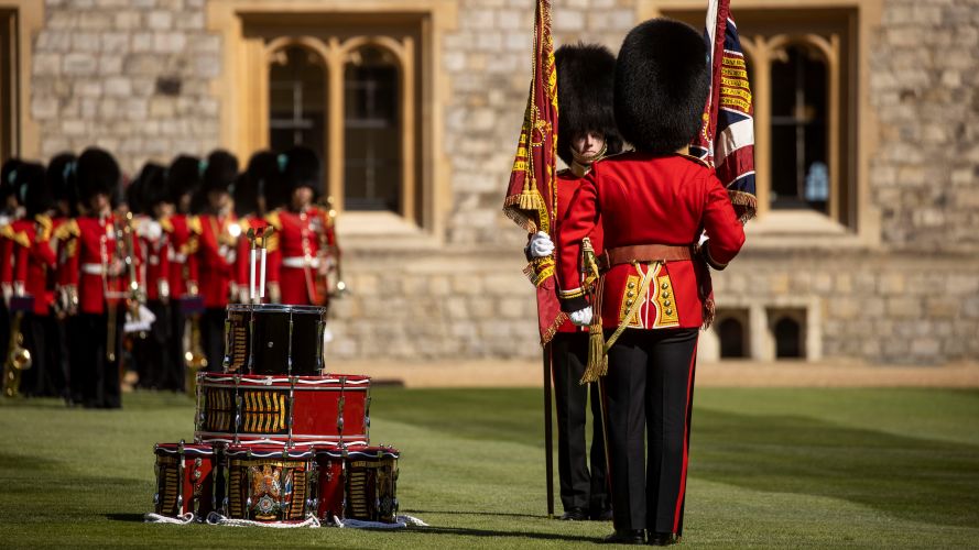 1st Battalion Irish Guards received their New Colours from The Duke of Cambridge at Windsor Castle 17052022 CREDIT MOD Crown Copy.jpg