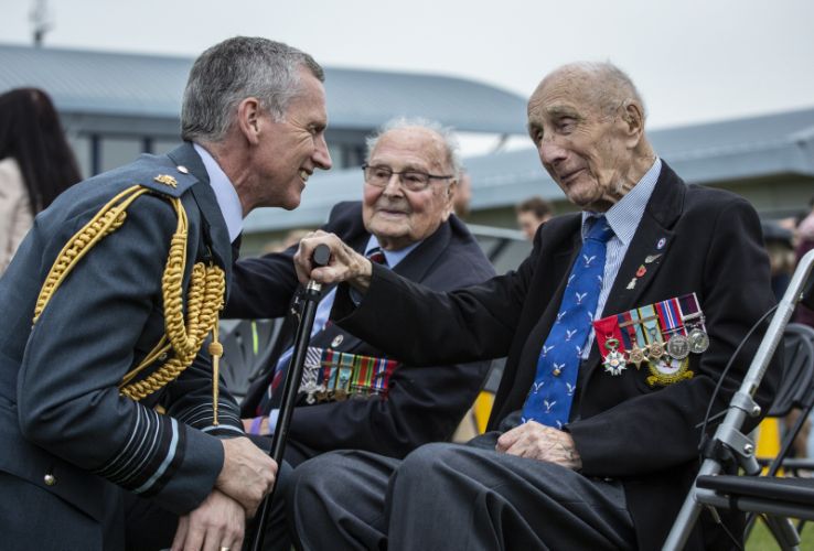 Winner of Photographic Section, RAF Odiham, ‘Respect’ by Cpl Rob Travis 