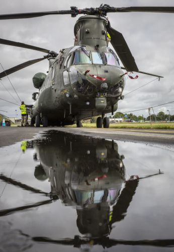 Winner of Photographic Section, RAF Odiham, ‘Time to Reflect’’ by Cpl Rob Travis 