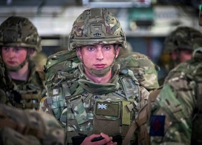 British Forces from 16 Air Assault Brigade arrive in Kabul as part of Operation Pitting (Picture: MOD).
