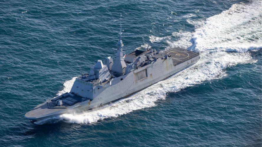 The Aquitaine is the lead ship of her class of French frigates (Picture: MOD) The Aquitaine is the lead ship of her class of French frigates (Picture: MOD)