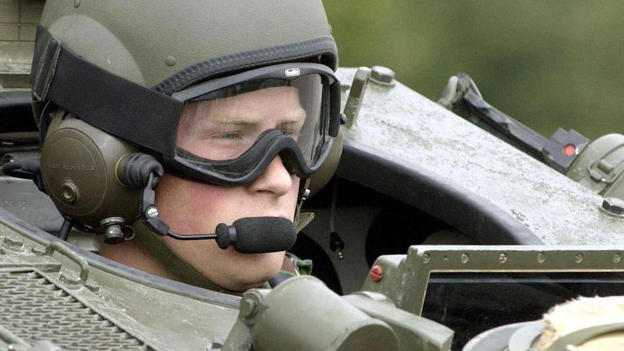 Prince Harry in a Spartan armoured reconnaissance vehicle during his driving and maintenance phase at Bovington in 2006 (Picture: MOD) Prince Harry in a Spartan armoured reconnaissance vehicle during his driving and maintenance phase at Bovington in 2006 (Picture: MOD)
