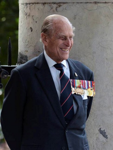 A smile from the Duke of Edinburgh, as events took place in London to mark the 70th anniversary of VJ Day, August 2015
