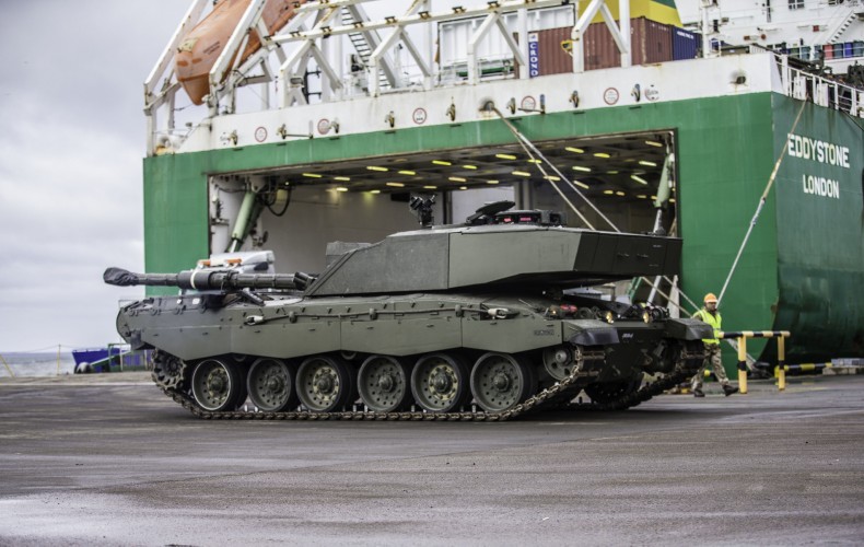 UK Armoured Vehicles Arrive In Estonia 