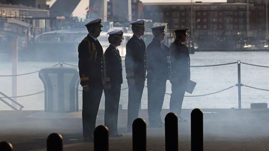 21 Gun Salute was conducted at HMNB Portsmouth King Charles' birthday 14112022 CREDIT MOD Crown Copyright.jpg