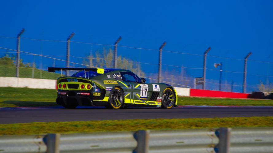 Chasing down the cars in the blue sky is a perfect way to spend a weekend for these Army soldiers (Picture: RF Motorsport Media)