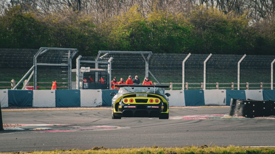 The Fogarty Esses corner at Donington is one of the trickiest piece of handling on the track (Picture: RF Motorsport Media)