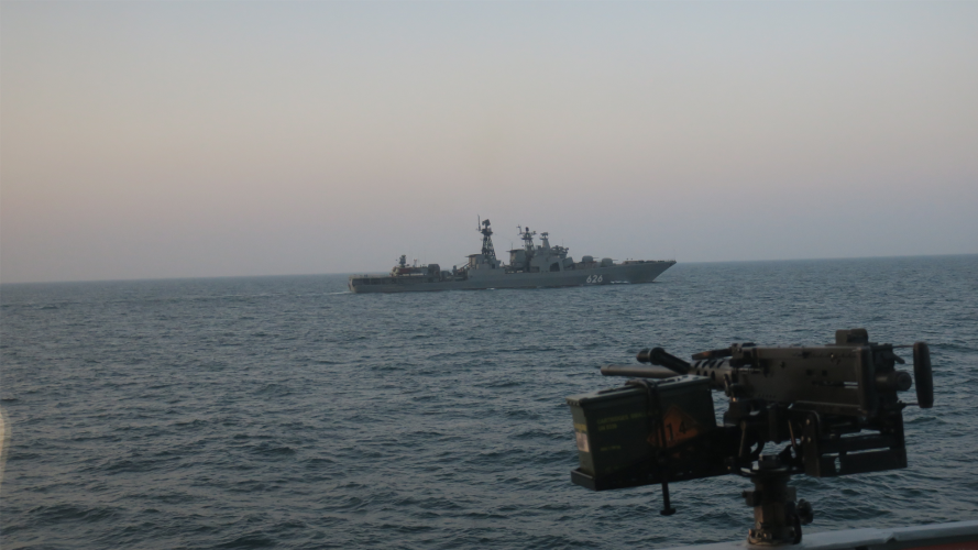 The shadowing operation of Russian destroyer Vice Admiral Kulakov in UK waters lasted 5 days