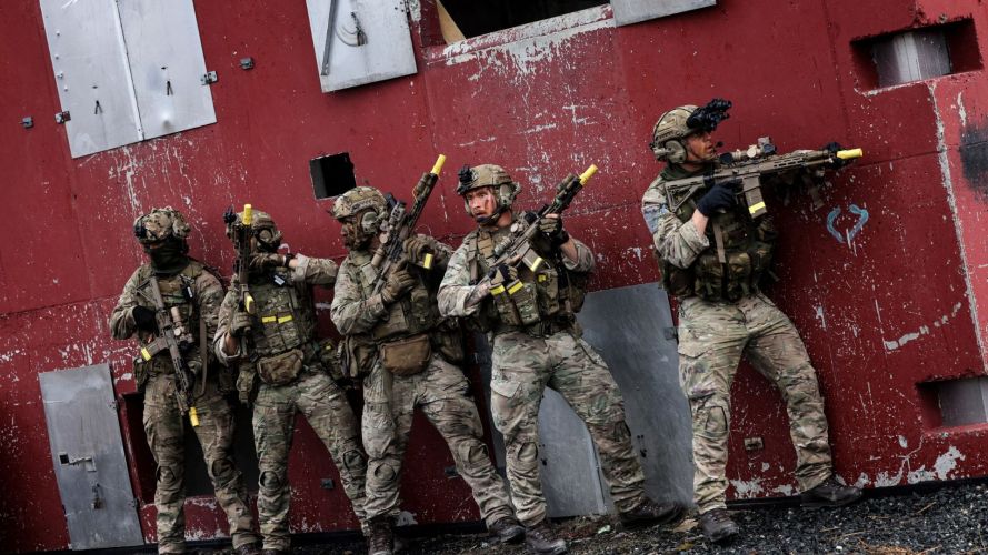 It formed part of a land base raid exercise with the Norwegian Army