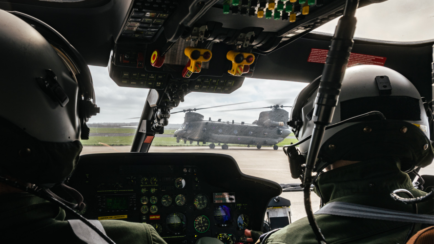 Pegasus Exchange from the cockpit