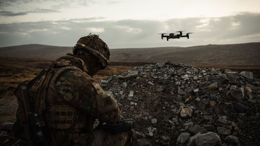 It was also a chance to practise the use of First Person View (FPV) drones, which provide reconnaissance capabilities (Picture: Defence Ops) It was also a chance to practise the use of First Person View (FPV) drones, which provide reconnaissance capabilities (Picture: Defence Ops)