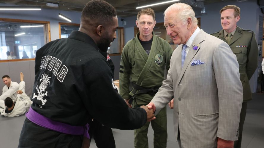 As well as British rapper and musician Tinie Tempah, who holds a purple belt (Picture: PA)