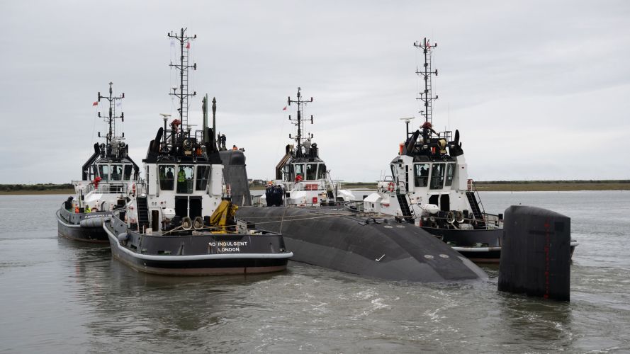 HMS Agamemnon will not need to refuel for the duration of her service life (Picture: Royal Navy)