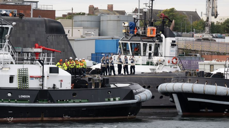 HMS Agamemnon is the largest, most advanced and most powerful attack submarines ever operated by the Royal Navy (Picture: Royal Navy)