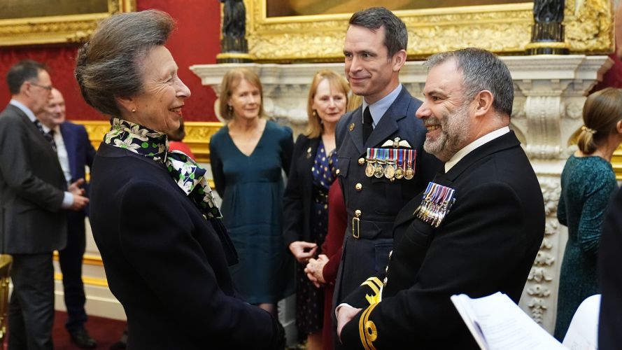 Princess Anne at Not Forgotten Association