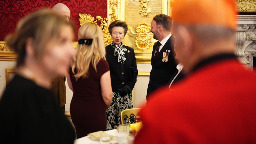 Princess Anne at Not Forgotten Association