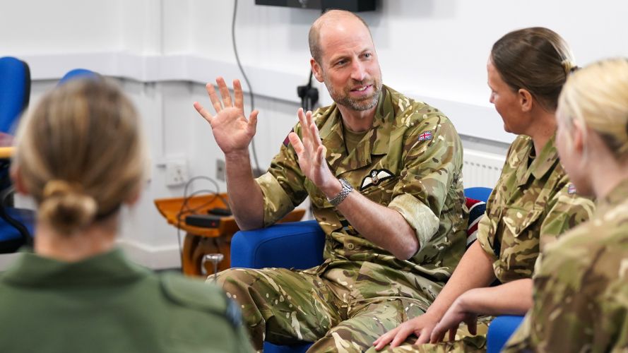 Prince of Wales at RAF Valley