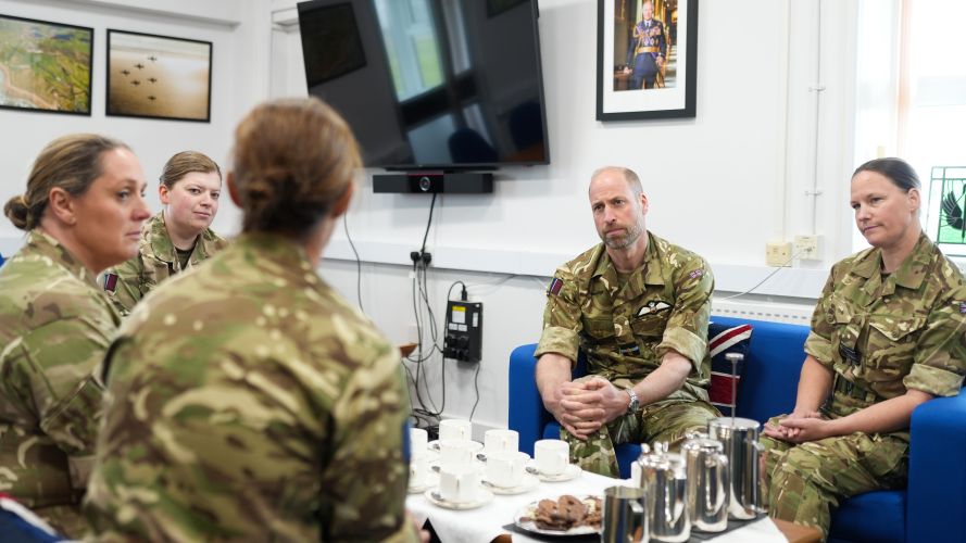 Prince of Wales at RAF Valley