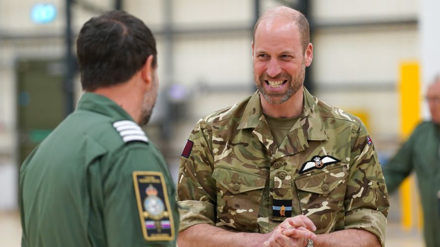 Prince of Wales at RAF Valley