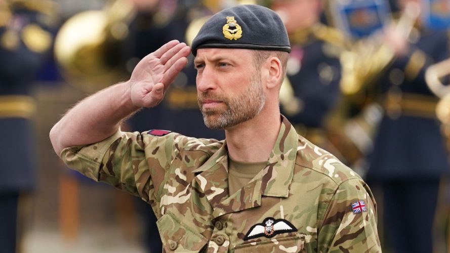 Prince of Wales at RAF Valley