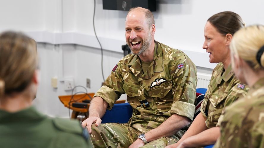 Prince of Wales at RAF Valley