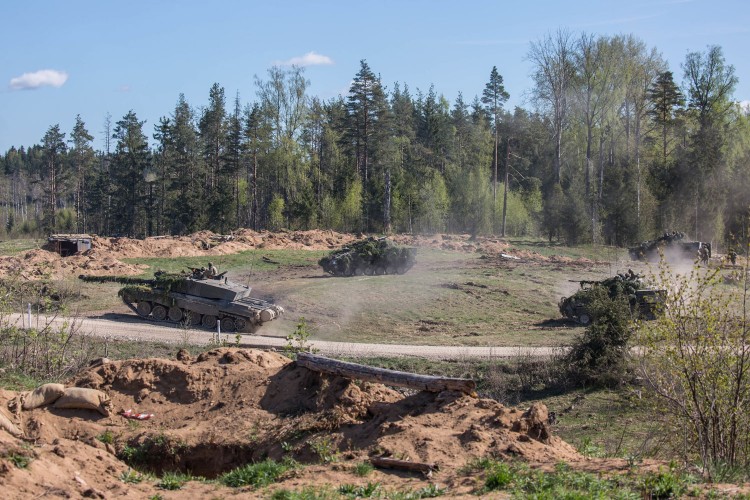 Brits On Ex Spring Storm In Estonia