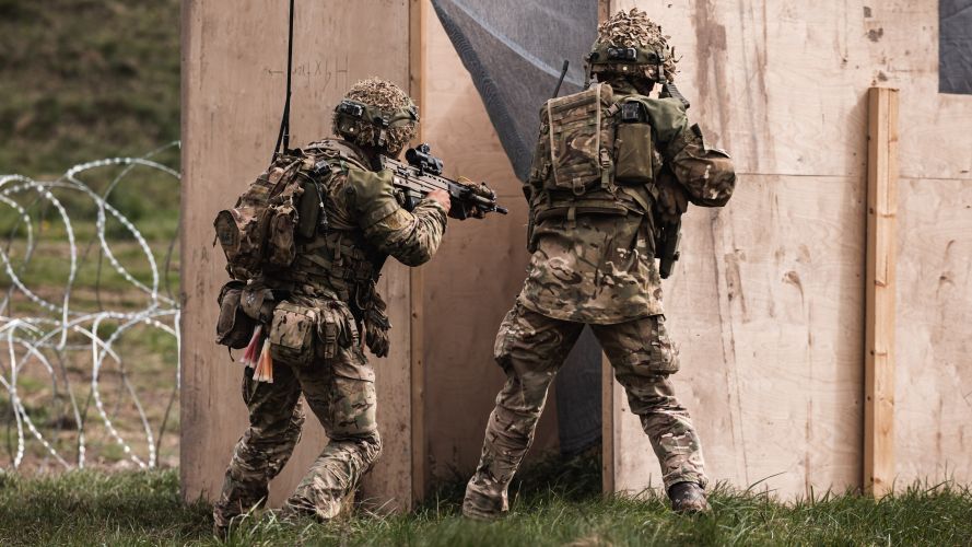 2nd Battalion The Royal Gurkha Rifles during live fire range package on Exercise Wessex Storm 19042023 CREDIT MOD Crown Copyright.jpg