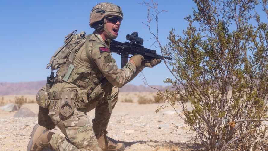 30 Commando live firing taking on US Marine Corps peer-on-peer scenario 14102021 Credit MOD.jpg