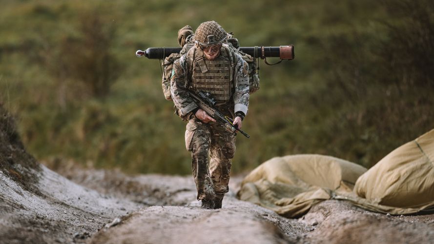 The L16A2 81mm mortar is a battlegroup-level indirect fire weapon which is capable of providing accurate high explosive, smoke and illuminating rounds out to a maximum range of 5,650m - it's also heavy