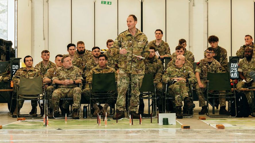Largest UK military parachute drop in a decade takes place on Salisbury Plain