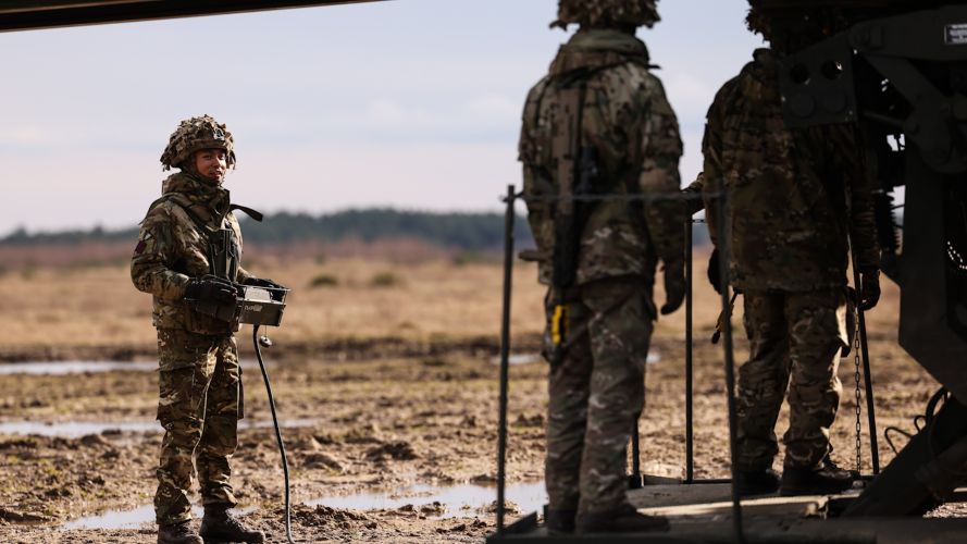 32 Engineer Regiment conduct squadron level training in Poland, on Ex Steadfast Defender 23022024 CREDIT MOD