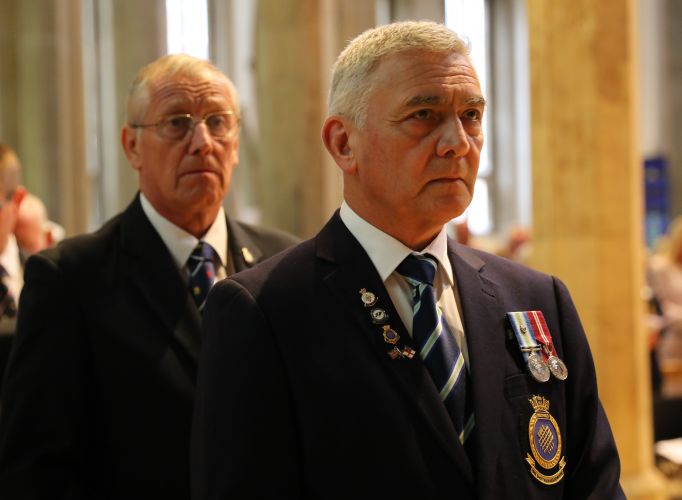40th anniversary service taking place to commemorate HMS Sheffield, which was sank during the Falklands war 