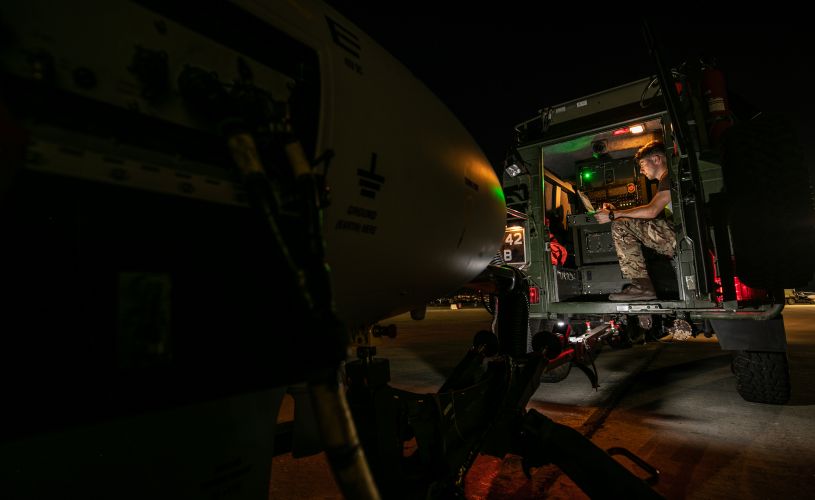 47 Regiment Royal Artillery Crew operated Watchkeeper Unmanned Aerial System at RAF Akrotiri 28072021 CREDIT MOD Crown Copyright.jpg